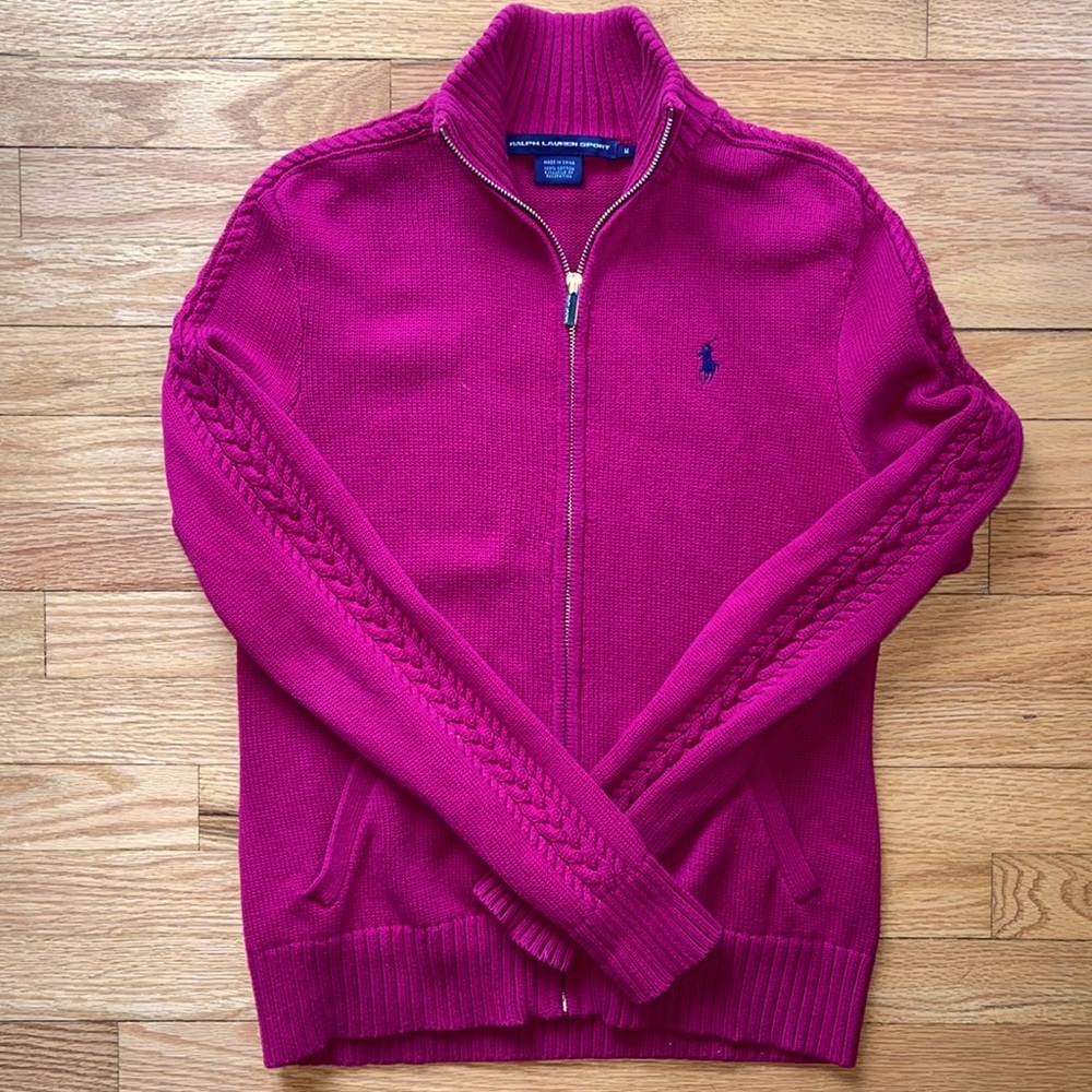 Ralph Lauren Zip Up Cardigan